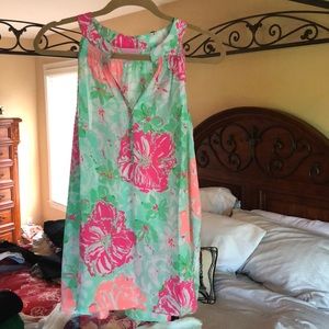 Lilly Pulitzer silk sleeveless top